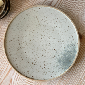 Oatmeal Splash Side Plate x2