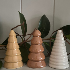 Tonal Christmas Tree Hanging Set of 3