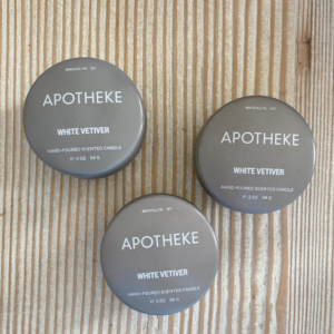 Apotheke White Vetiver Travel Candle