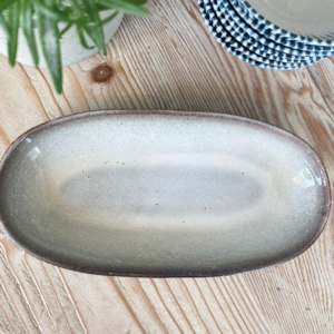 Coastal Taupey Oval Plate