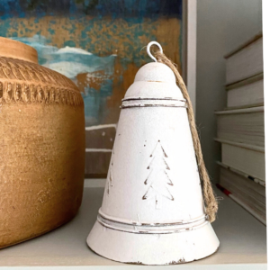 Small White Christmas Bell